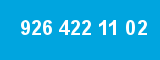 926 422 11 02 926 422 11 02